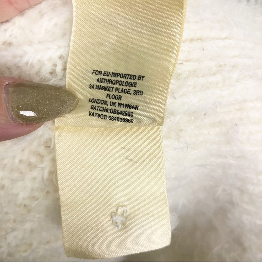 ANTHROPOLOGIE | SLEEPING ON SNOW Shelby Eyelash Sweater Dress Women’s Size XS - Picture 11 of 12